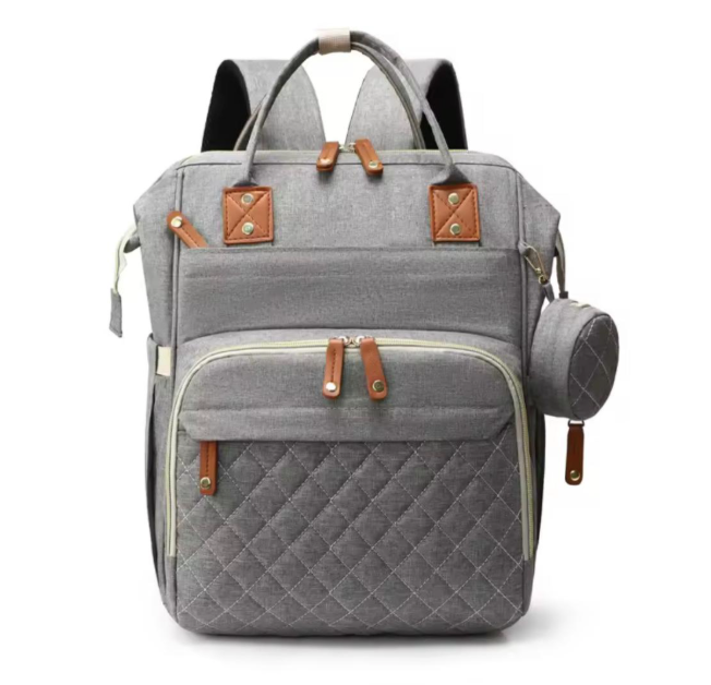 Pañalera con cambiador plegable y monedero - Diaper Bag™