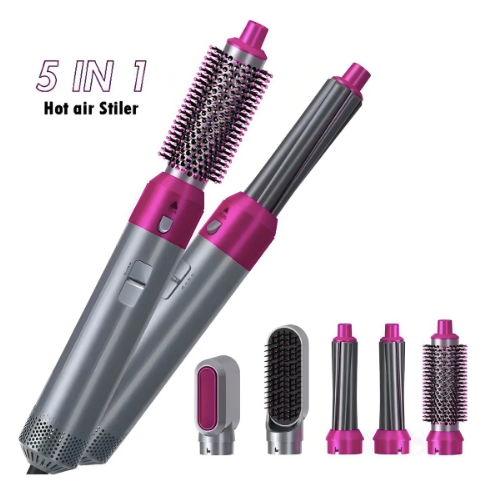 Secador Ondulador Cepillo Hot Air 5 En 1
