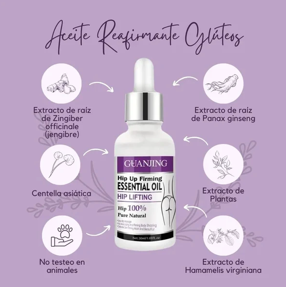 Aceite Reafirmante De Glúteos