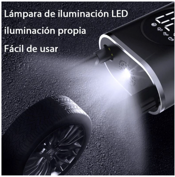 Compresor inflador llantas - 4 usos