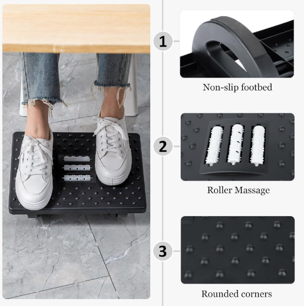 Oscillating Office Foot Rest Massager