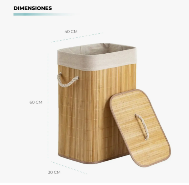 Laundry Basket - Bambú